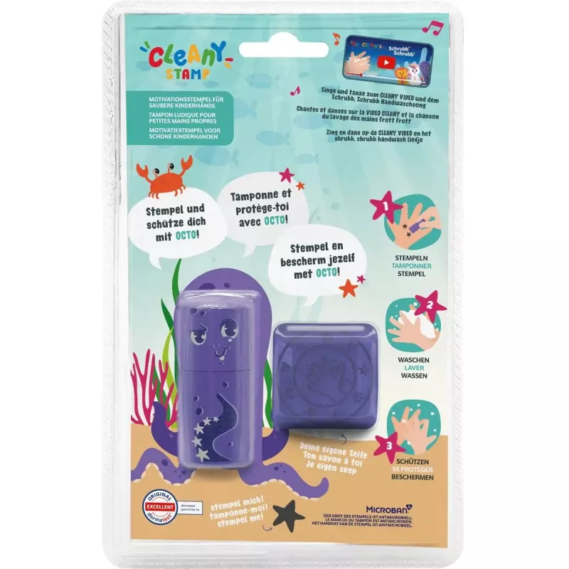Colop 156695 Stempel rund violett für Kinder