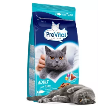 PREVITAL Adult Tuna - Trockenfutter für Katzen - 1,4kg