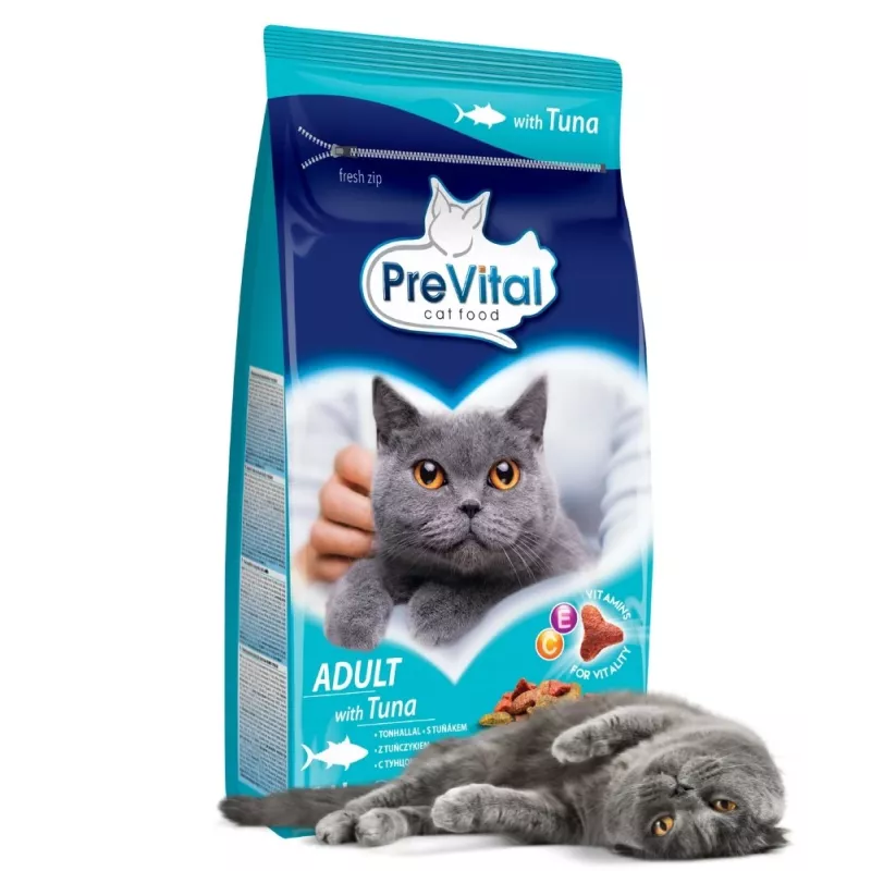 PREVITAL Adult Tuna - Trockenfutter für Katzen - 1,4kg