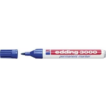 Permanentmarker Edding 3000 Blau 10 Stück