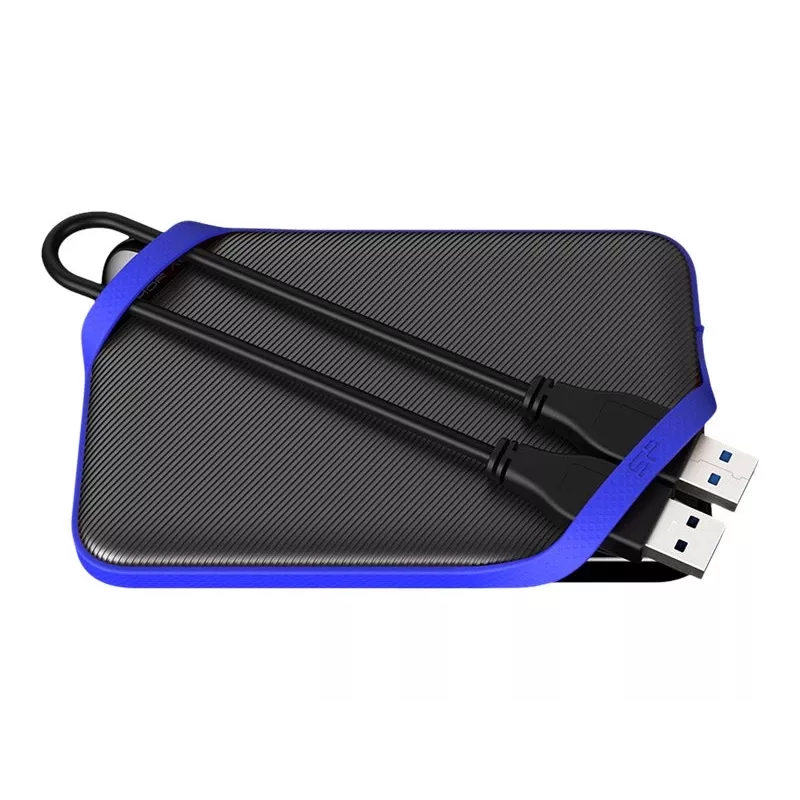 Externe Festplatte Silicon Power A62S 2TB, USB Typ-A 3.2 Gen 1, Blau/Schwarz