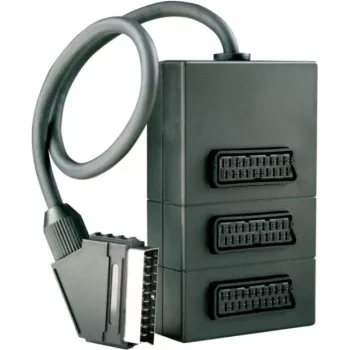 SCART-Adapter Schwaiger SCV7030 533 1x SCART 3 Ausgänge