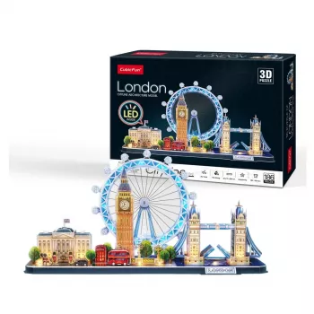 3D Puzzle CubicFun Cubic Fun City Line London LED 107 Stk.