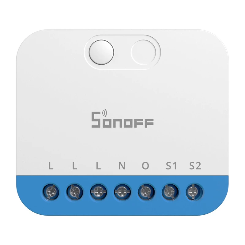 Wandmontierter Sonoff MINI-ZBDIM Zigbee smarter Mini-Controller/Dimmer für die Beleuchtung – kompaktes Inline-Modul