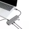 LogiLink USB 3.2 Gen2 Hub 4+1-Port 2x USB-A 2x USB-C PD 100W Aluminium