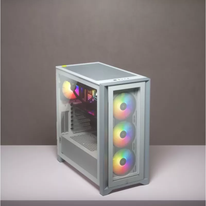 Corsair iCUE 4000X RGB Midi Tower Weiß