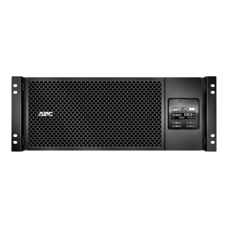 APC Smart-UPS On-Line, 6kVA/6kW, Rackmount 4U, 230V, 6x C13+4x C19 IEC-Ausgänge, Netzwerkkarte+SmartSlot, verlängerte Laufzeit, mit Schienenkit, Marine