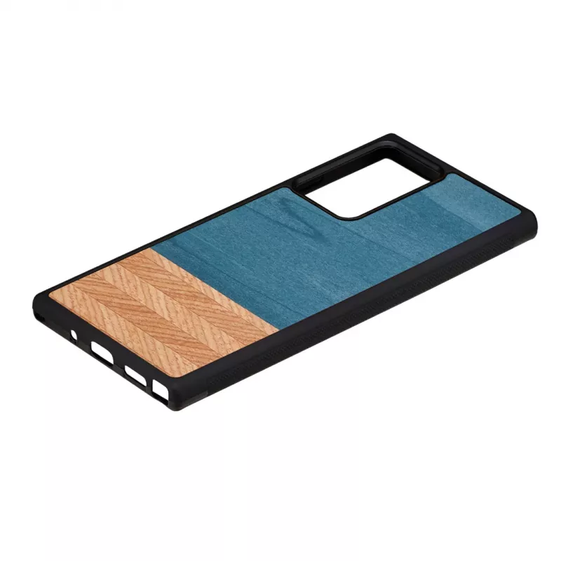 Handyhülle man and wood Galaxy Note 20 Ultra Denim Schwarz