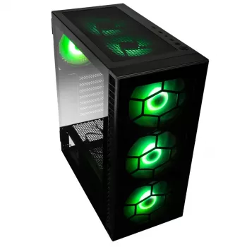Kolink Observatory HF Plus Glass ARGB Midi-Tower - schwarz