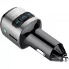 FM-Transmitter 4smarts 456201 Zigarettenanzünder Schwarz Silber AM FM Bluetooth