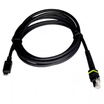 Ladekabel ACT CBA-U61-S07ZAR für Zebra Barcodeleser — USB-C auf RJ-45, 2,13 m