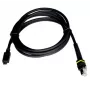 Ladekabel ACT CBA-U61-S07ZAR für Zebra Barcodeleser — USB-C auf RJ-45, 2,13 m