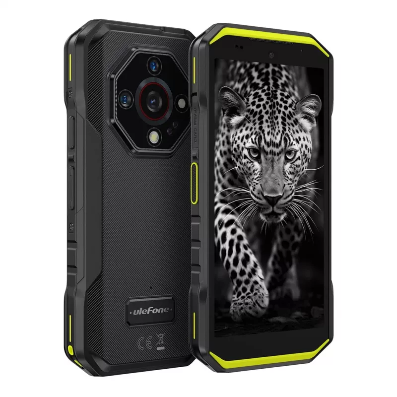 Smartphone UleFone Armor X32 6,1 Zoll 6 GB RAM 128 GB Speicher Vivid Grün, Energieeffizienzklasse B