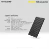 Tragbare Powerbank Nitecore NB10000 — 10000 mAh, USB‑A + USB‑C, 38 W Gesamtausgang, grau