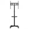 TV-Wagen MACLEAN MC-949 für 32–55 Zoll Fernseher, VESA 75×75–400×400 mm, max. Belastung 25 kg, Höhe 147–155 cm, Ablagefach, schwarz