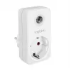 LogiLink PA0263 Überspannungsschutz weiß 1 AC-Steckdose 230 V