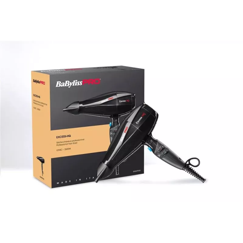 BaByliss Excess-HQ Haartrockner 2600 W Schwarz