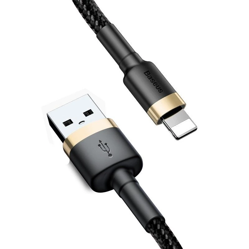 Baseus Cafule Kabel USB Lightning 1,5 A 2 m (Gold+Schwarz)