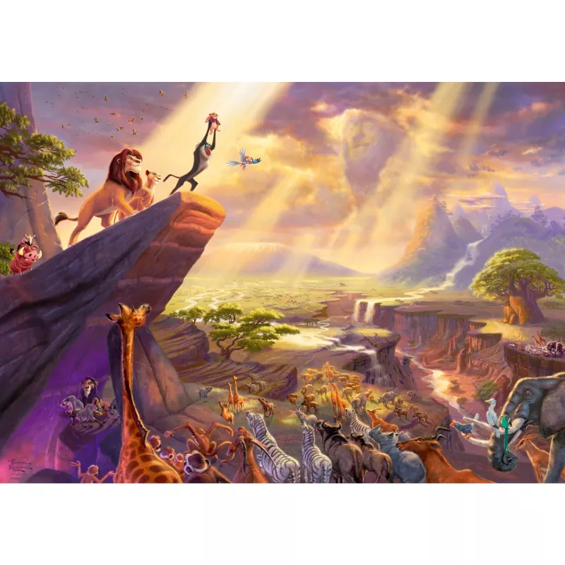 Thomas Kinkade Studios: Disney Dreams Collection - Der König der Löwen, Puzzle 1000 Teile