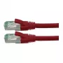 ROLINE RM Patchkabel Cat.6A S/FTP (PiMF), Rot, 0,3 m