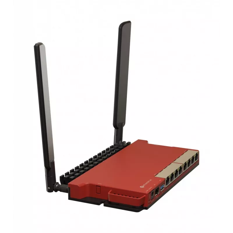 Mikrotik L009UiGS-2HaxD-IN Wireless Router Gigabit Ethernet Single-Band (2,4 GHz) Rot