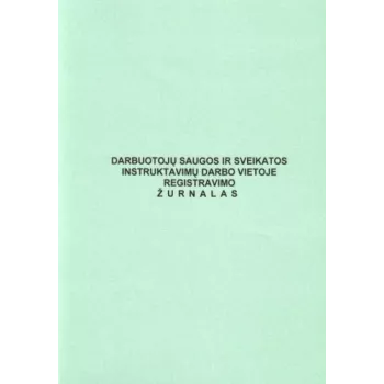 Arbeitssicherheits- und Gesundheitsschutz-Anweisungsprotokollbuch, A4, 24 Seiten (0720-024)