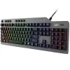 Mechanische Gaming-Tastatur Lenovo Legion K500 – Full-Size 104 Tasten USB, QWERTY US English, RGB-Hintergrundbeleuchtung, grau/schwarz