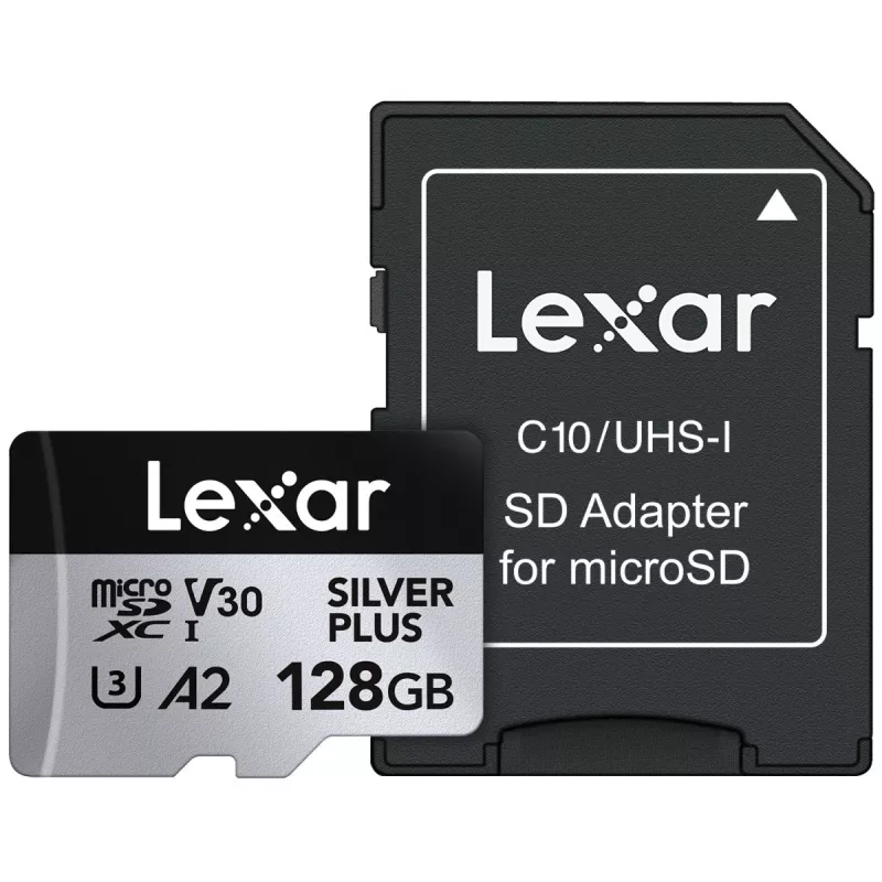 Flash-Speicher Lexar 128 GB UHS-I MicroSDXC Professional SILVER PLUS