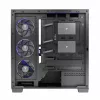 PC-Gehäuse MODECOM Volcano Stellar 5F ATX Midi Tower, gehärtetes Glas, 5 vorinstallierte Lüfter, USB‑C, unterstützt microATX/ATX, max. GPU 420 mm, CPU-Kühlerhöhe 175 mm