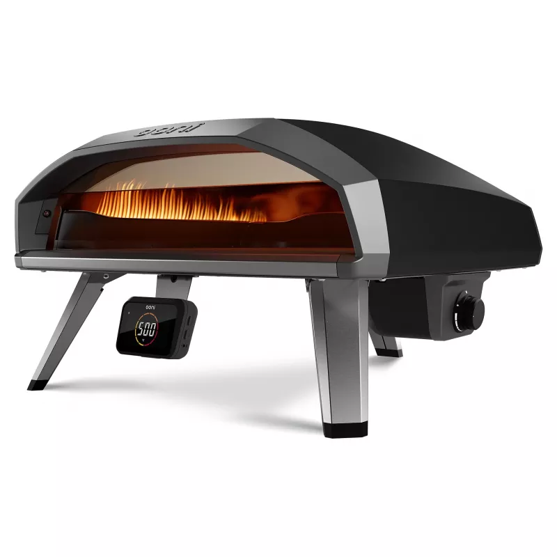 Ooni Koda 2 Pro Pizzamaker Schwarz Silber 1 Pizza 46 cm