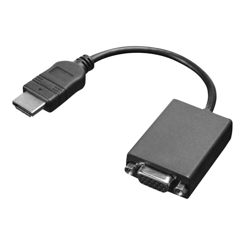 Lenovo HDMI / VGA 0.2 m Schwarz