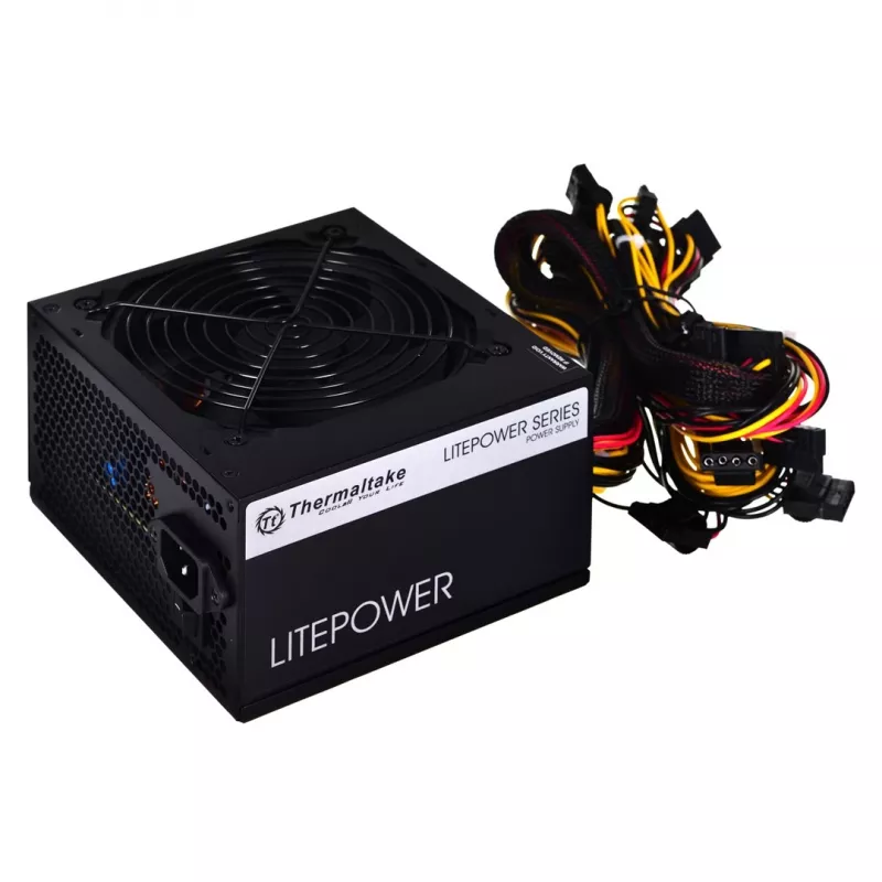 Netzteil Litepower II Black 450W, Active PFC, 2xPEG, 120mm