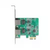 DeLOCK PCI Express x1 Karte auf 2 x RJ45 2,5 Gigabit LAN RTL8125 kabelgebundenes Ethernet