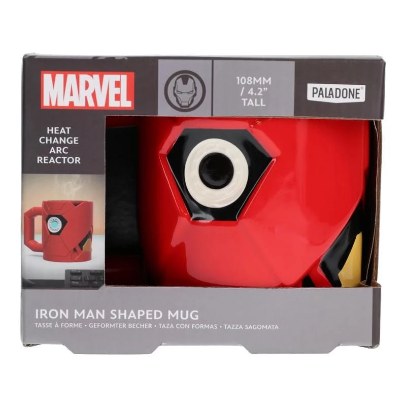 Becher Paladone Iron Man geformt Rot 0,5L Einzeln