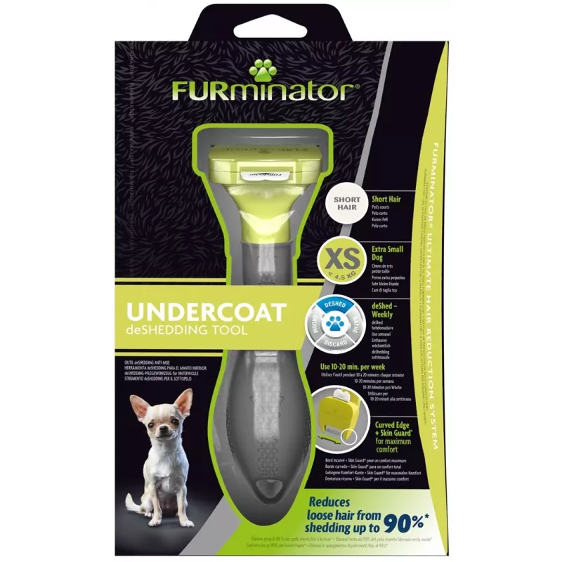 FURminator Toy Dog Furminator für kurzhaarige Hunde - XS