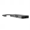 USB‑Typ‑C‑Hub Grün Cell HUBGC01 — 7 Anschlüsse: 3×USB‑A 3.2 Gen 1, 1×USB‑C 3.2 Gen 1, HDMI, microSD+SD-Kartenleser — Silber