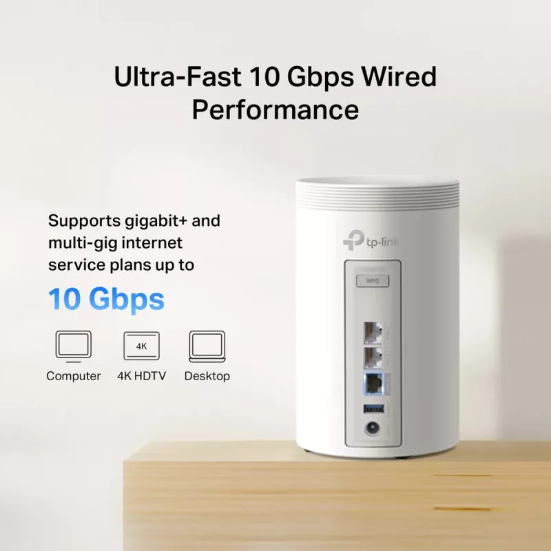 TP-LINK Deco BE68 (3er-Pack) Wi-Fi 7 Mesh-System