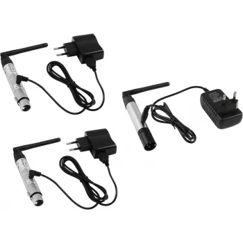 EUROLITE QuickDMX Set Sender 1x + Empfänger 2x (Modell 20000027)