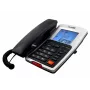 Maxcom Schnurtelefon für den Schreibtisch, Schwarz