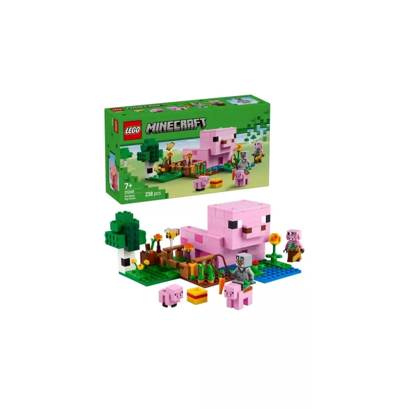 LEGO MINECRAFT 21268 Das Baby-Schwein-Haus