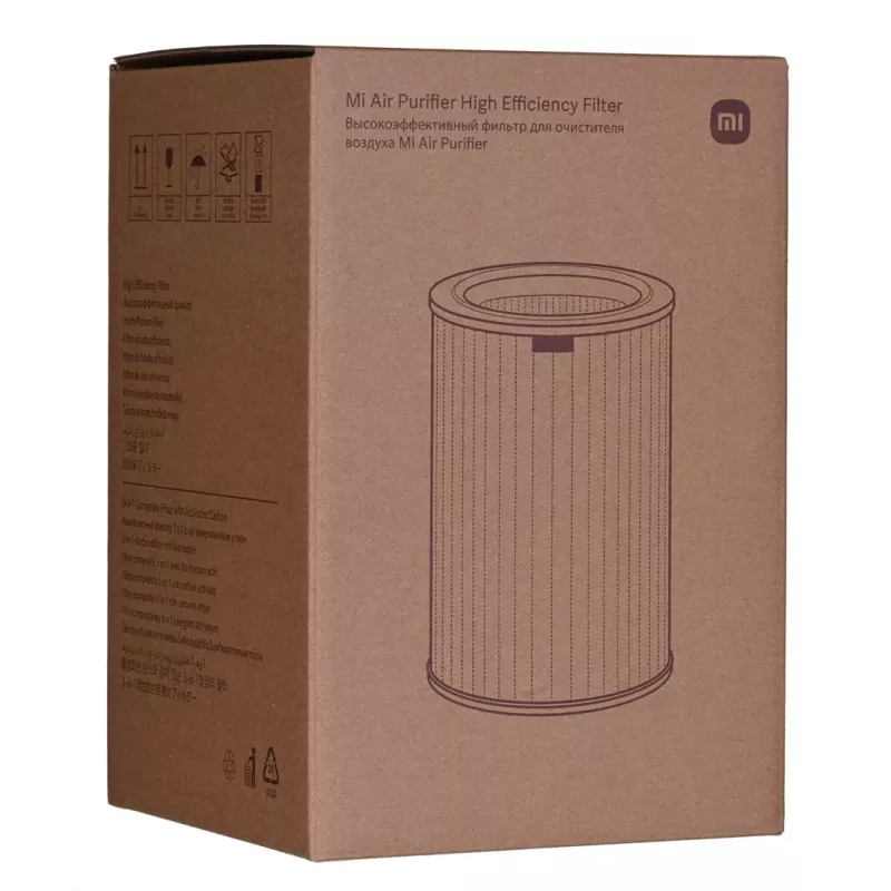 HEPA-Ersatzfilter für Luftreiniger Xiaomi SCG4021GL, 360° dreilagig, CADR 380 m³/h, 200×200×293 mm