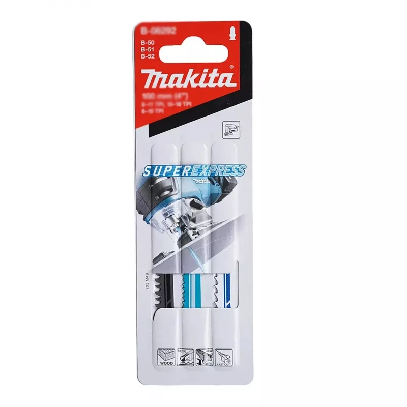 Stichsäge Makita DJV180ZX kabellos Gehäuse allein — 3-stufige Pendelhubfunktion, 0–2600 SPM, Hubhöhe 26 mm, Schnitttiefe Holz 135 mm