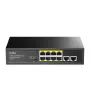Cudy FS1010P Netzwerk-Switch Fast Ethernet (10/100) Power over Ethernet (PoE) Schwarz