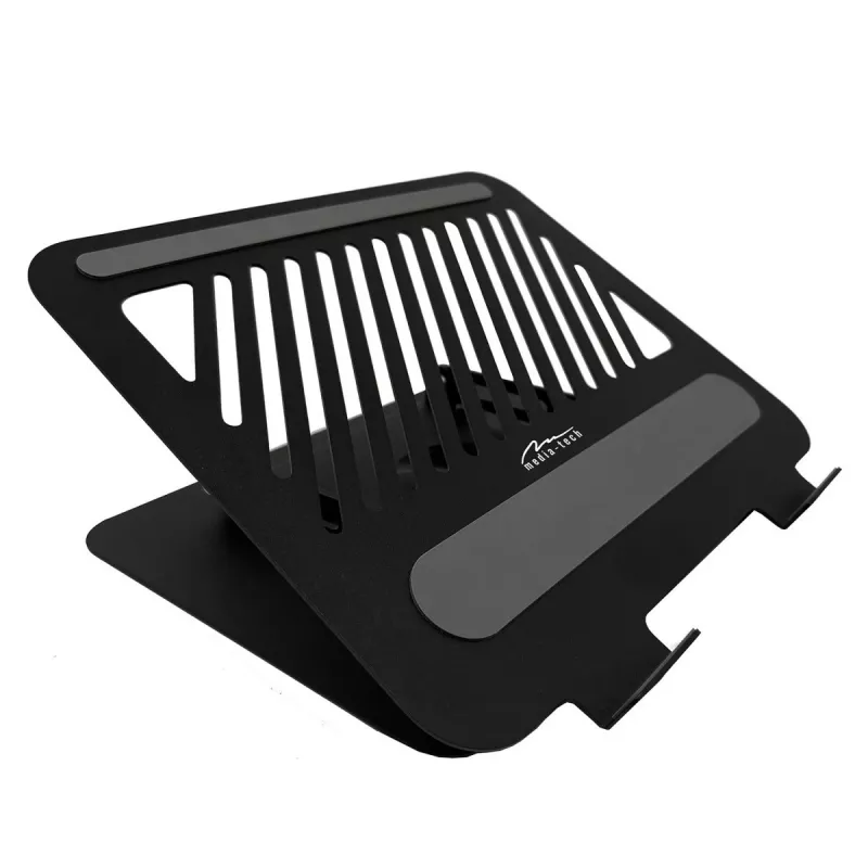 Laptopständer MEDIA-TECH MT2662 – höhenverstellbar, faltbar aus Aluminium für 10–17 Zoll Laptops