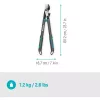 Astschere GARDENA EnergyCut Pro S, 60 cm Griff, grau/türkis