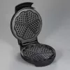 Severin WA 2103 Waffeleisen für 4 Waffeln 1200 W Schwarz, Silber