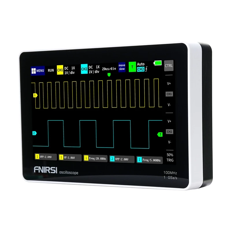 FNIRSI 1013D 7 tragbares Tablet-Oszilloskop