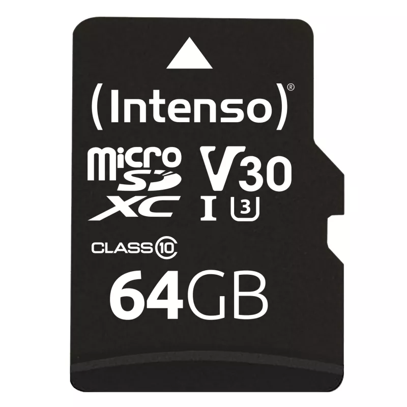 Speicherkarte Intenso 64 GB MicroSDXC UHS-I Class 10 3433490