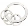 Schlüsselring TROIKA NAIL GUARD Silber Edelstahl 6 mm Höhe 3,5 cm Durchmesser