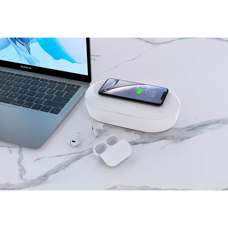 Devia kabellose Ladestation Desinfektionsbox weiß
